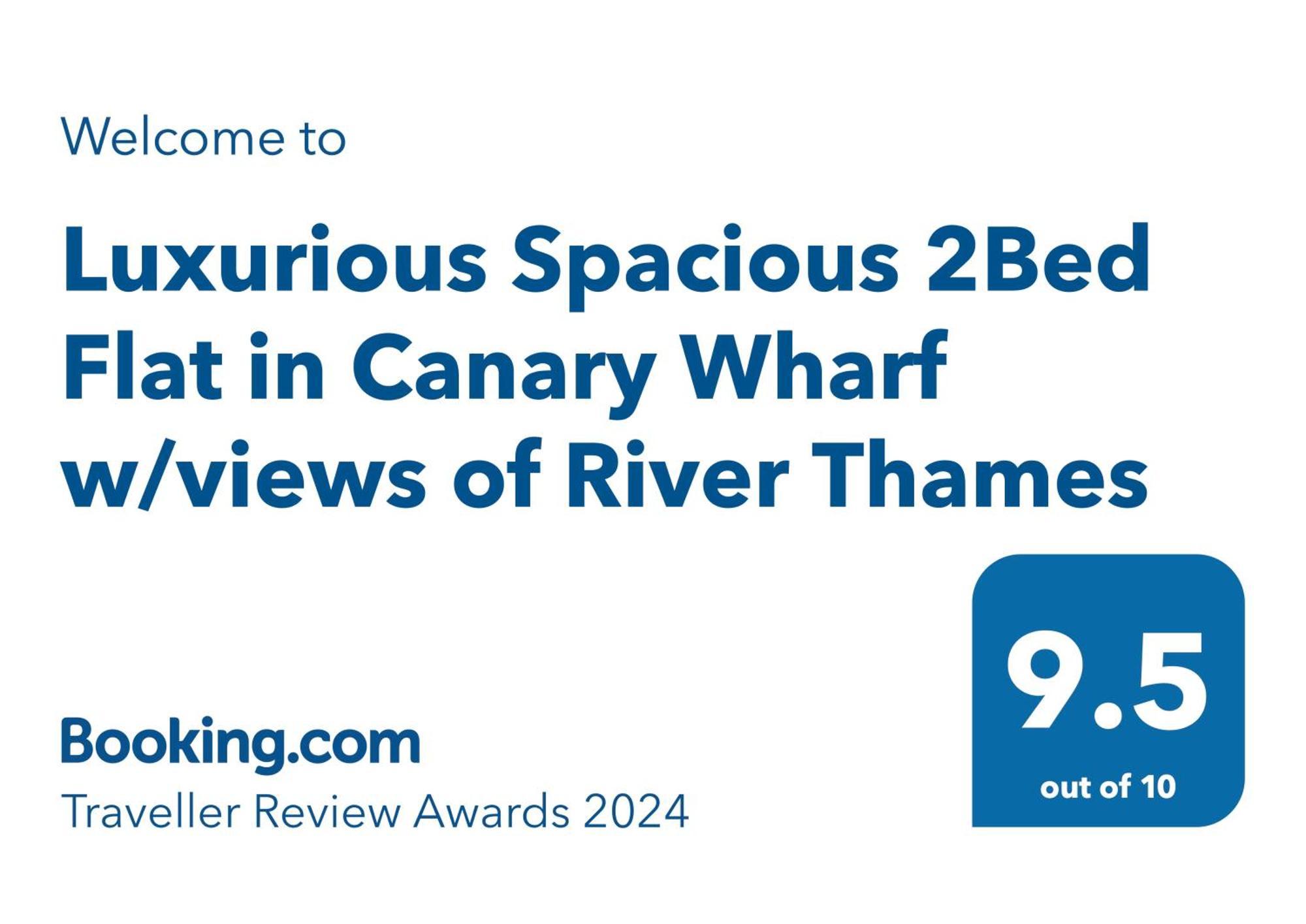 Luxurious Spacious 2Bed Suites Skyline River Views By Canary Wharf Λονδίνο Εξωτερικό φωτογραφία